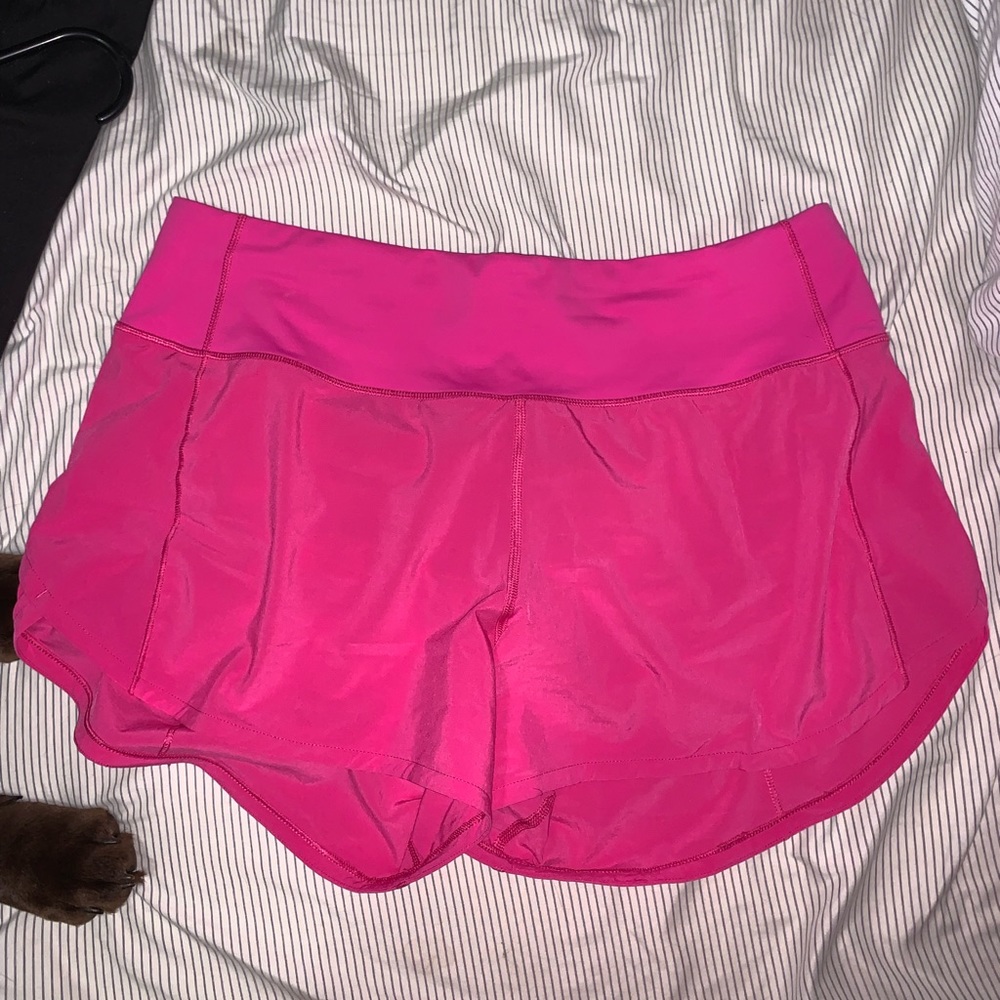Lululemon Sonic Pink Speed Up Shorts